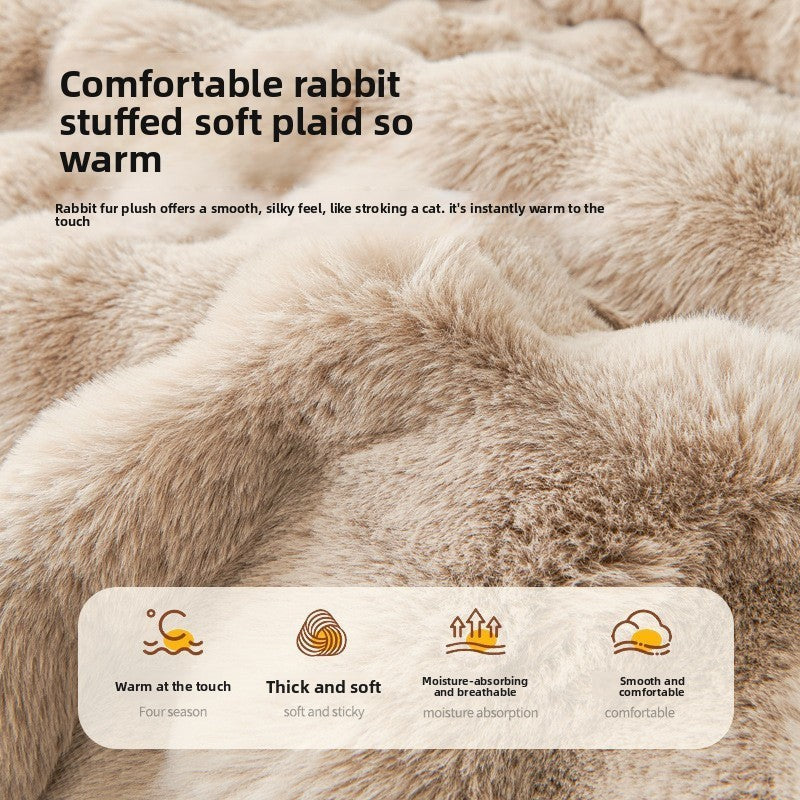 The Spoiled Pet Club Heavenly Paw Couch Nest, a plush, light coffee-colored pet bed made of soft rabbit velvet fabric for ultimate comfort and warmth.